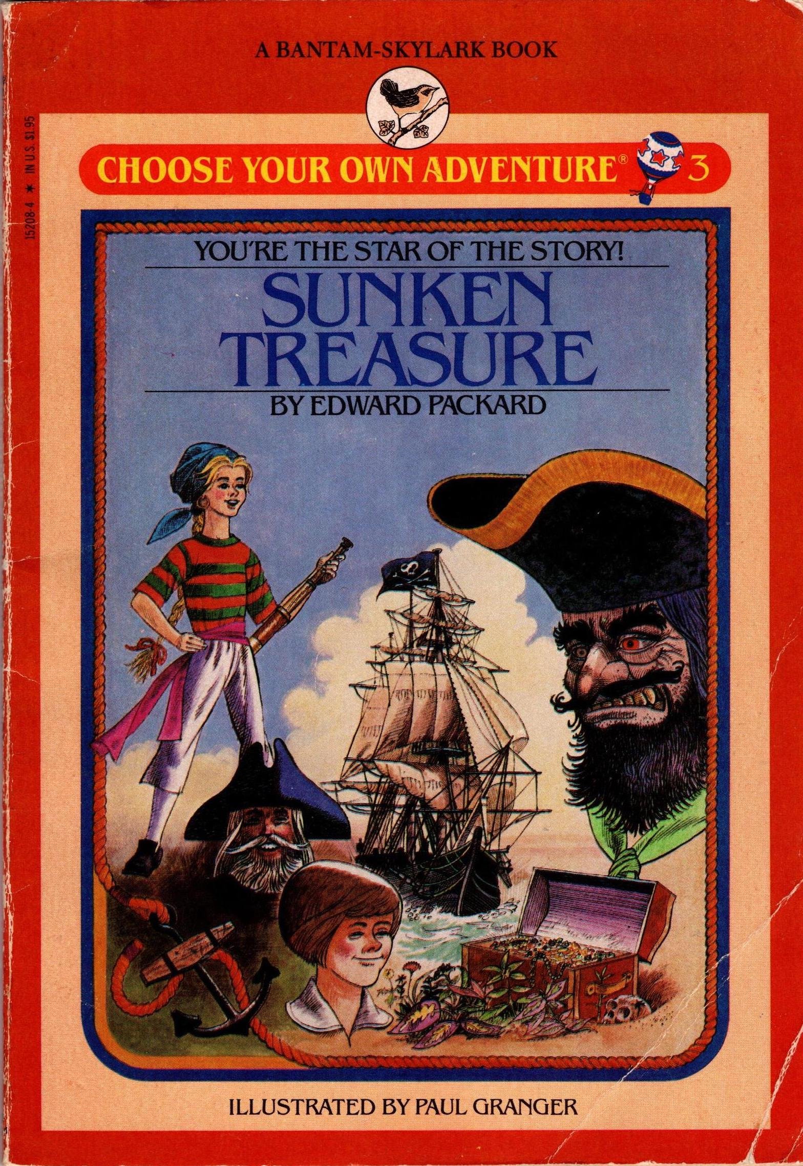 Edward Packard: Sunken Treasure (Paperback, 1982, Bantam Skylark)