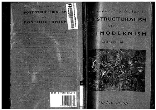 Madan Sarup: An introductory guide to post-structuralism and postmodernism (1993, Longman)