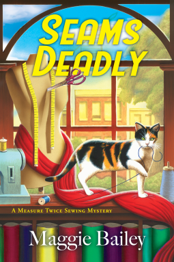 Maggie Bailey: Seams Deadly (2023, Crooked Lane Books)