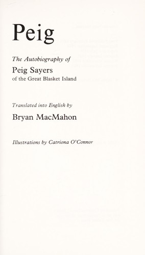 Peig Sayers: Peig (Paperback, 1983, Talbot Press)