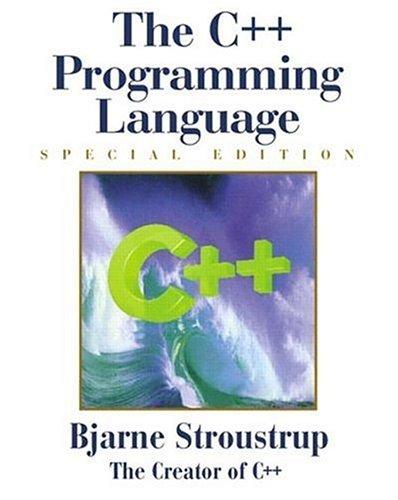 Bjarne Stroustrup: The C++ programming language (2000, Addison-Wesley)