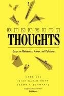 Mark Kac, Jacob T. Schwartz, Gian-Carlo Rota: Discrete Thoughts (Paperback, Birkhäuser)