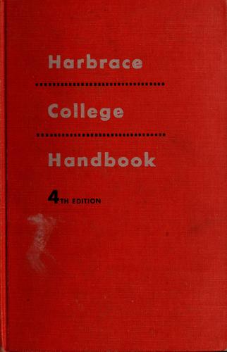 John C. Hodges: Harbrace college handbook (1956, Harcourt, Brace)