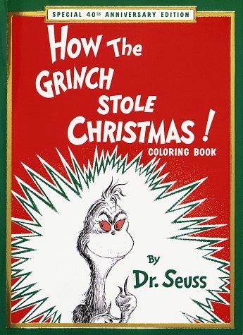 Dr. Seuss: How the Grinch Stole Christmas! Coloring Book (Paperback, 1997, Golden Books)