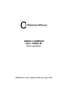 Samuel P. Harbison: C, a reference manual (1984, Prentice-Hall)