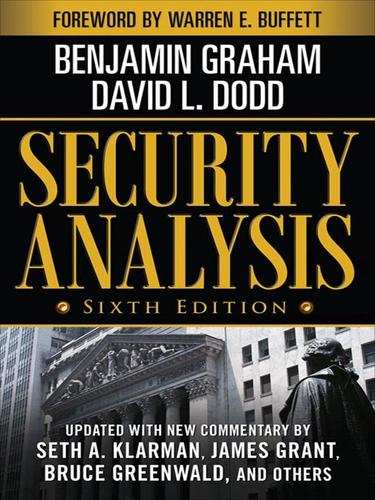 Benjamin Graham: Security Analysis (EBook, 2008, McGraw-Hill)