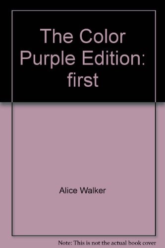 Alice Walker: The Color Purple (Paperback, 1976)