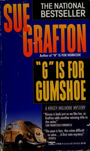 Sue Grafton: "G" is for gumshoe (1991, Fawcett Crest)