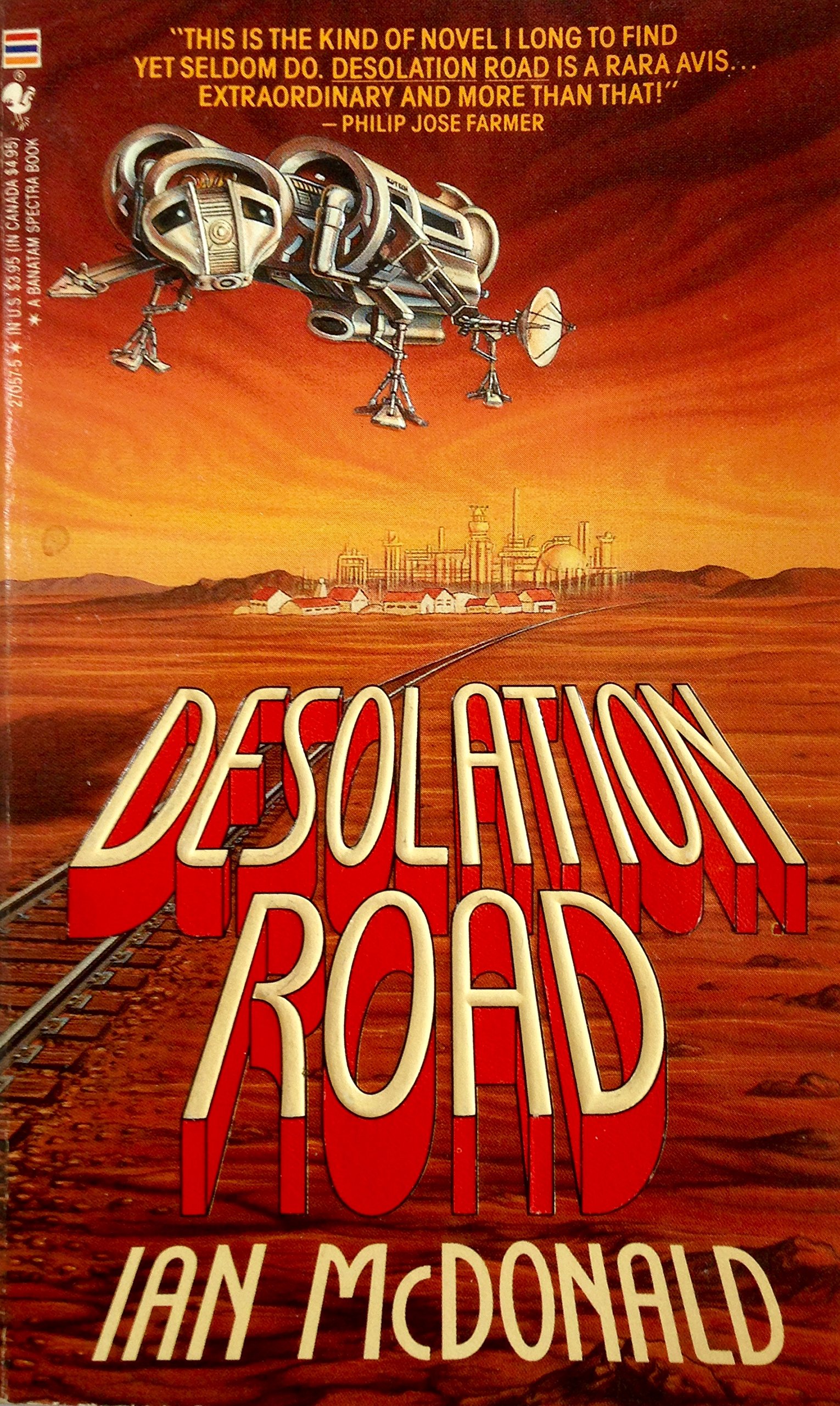 Ian McDonald: Desolation Road (Paperback, 1988, Bantam Spectra)