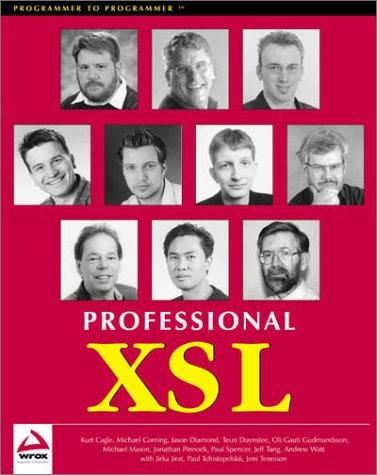 Kurt Cagle: Professional XSL (Paperback, 2001, Wrox Press)