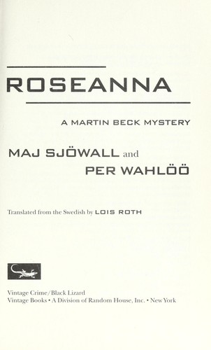 Maj Sjöwall, Per Wahlöö: Roseanna (2008, Vintage Books)