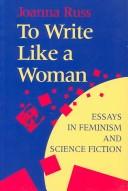 Joanna Russ: To write like a woman (1995, Indiana University Press)