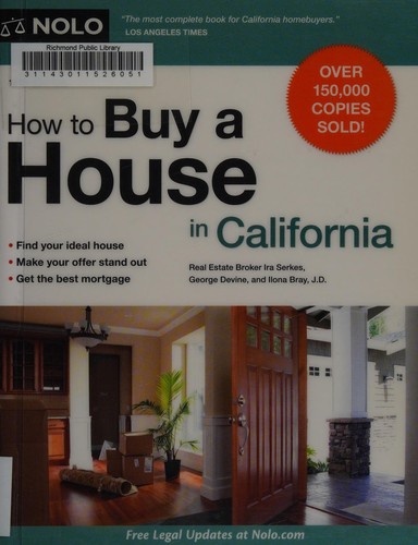 Ira Serkes: How to buy a house in California (2017, Nolo, NOLO)