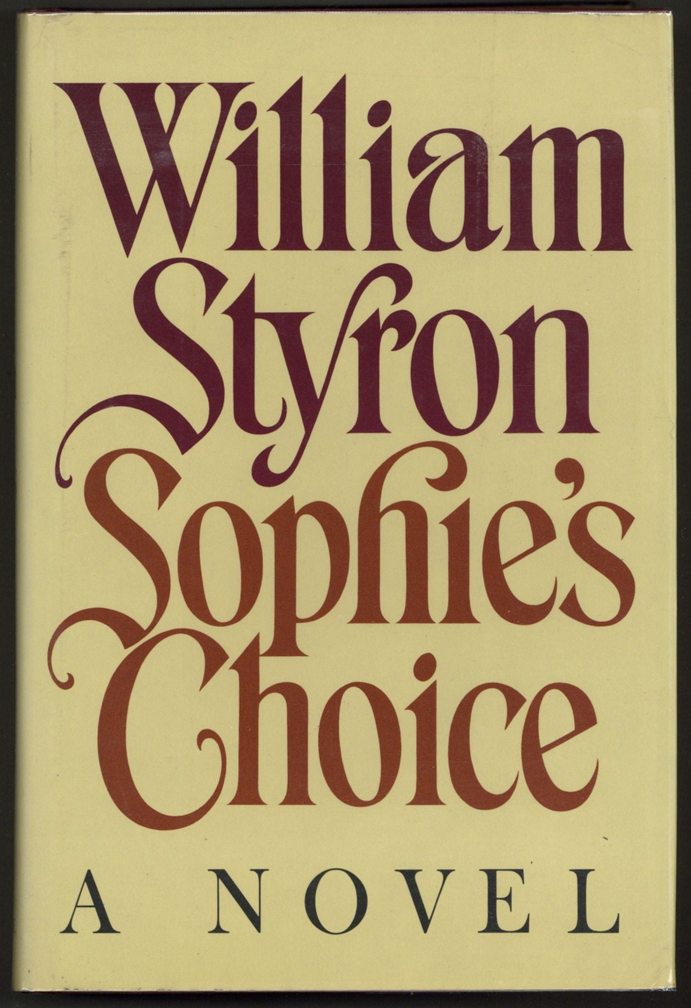 William Styron: Sophie's Choice (Hardcover, 1979, Random House)