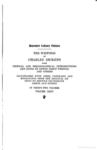 Charles Dickens: Christmas Books: Tales and Sketches (1894, Houghton, Mifflin and Company)