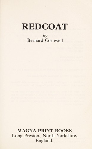 Bernard Cornwell: Redcoat (Paperback, G K Hall & Co)