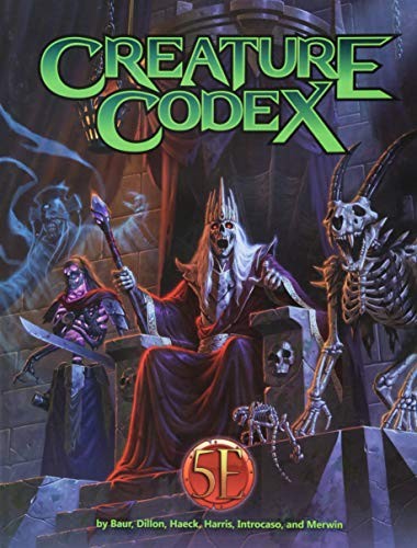 Wolfgang Baur, Dan Dillon, Richard Green, James Haeck, Jeremy Hochhalter, James Introcaso, Jon Sawatsky, Chris Harris: Creature Codex (Hardcover, Paizo Inc.)