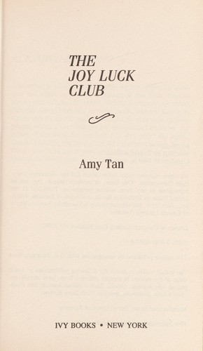 Amy Tan: Joy Luck Club-O.M. (Paperback, 1989, Ivy Books)