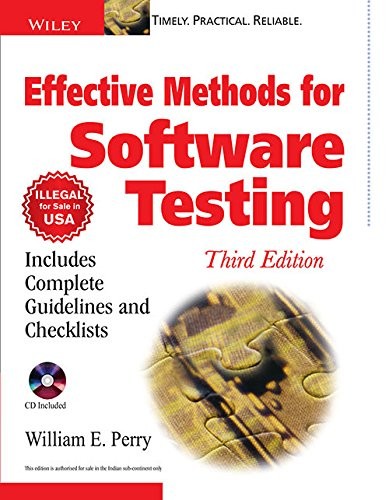 William Perry: Effective Methods for Software Testing (TBS)