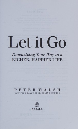 Peter Walsh: Let it go (2017)