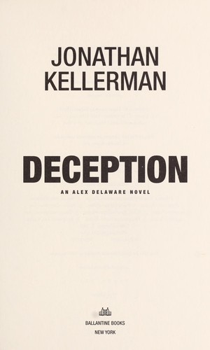 Jonathan Kellerman: Deception (2010, Ballantine Books)