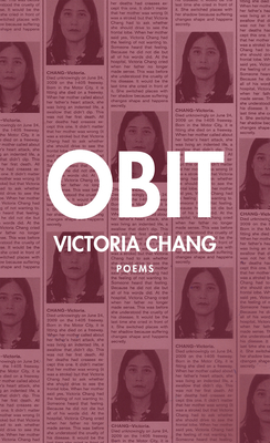 Victoria Chang: Obit (2020, Copper Canyon Press)