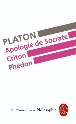 Plato: Apologie de Socrate Criton Phedon (French language, 1992)