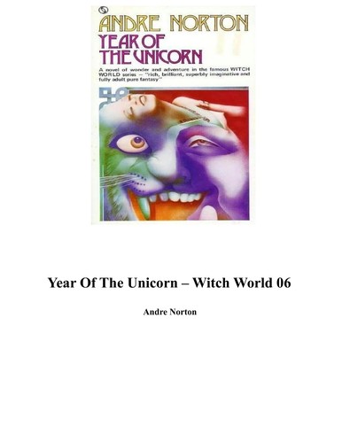 Andre Norton: Year of the unicorn (1977, Gregg Press)