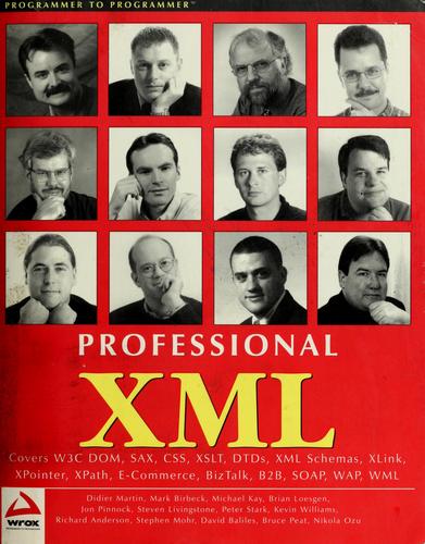 Richard Anderson: Professional XML (Paperback, 2000, Wrox Press)