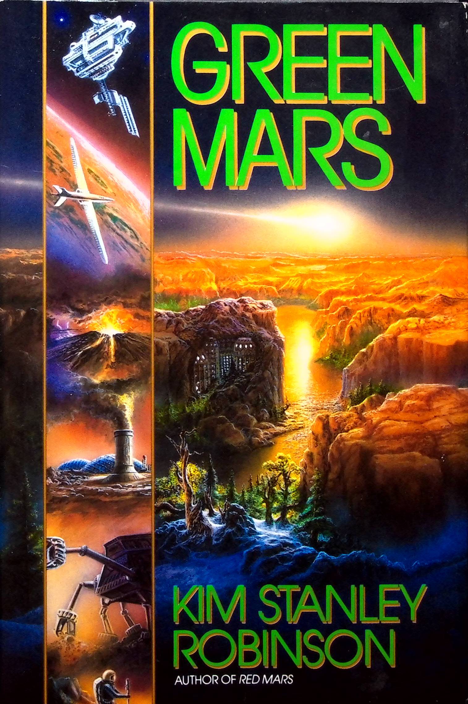 Kim Stanley Robinson: Green Mars (Hardcover, 1994, Bantam Spectra)