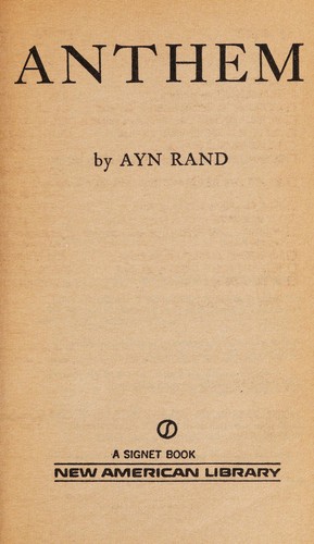 Ayn Rand: Anthem (Signet) (1961, Signet)