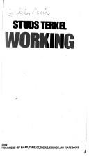 Studs Terkel: Working (1975, Avon)