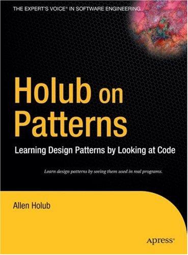 Allen Holub: Holub on Patterns (Hardcover, 2004, Apress)