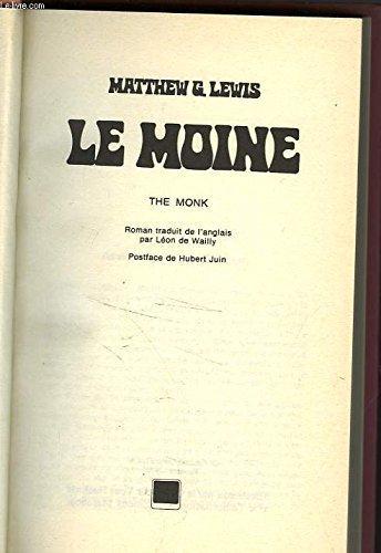 Matthew Gregory Lewis: Le Moine (French language, 1977)