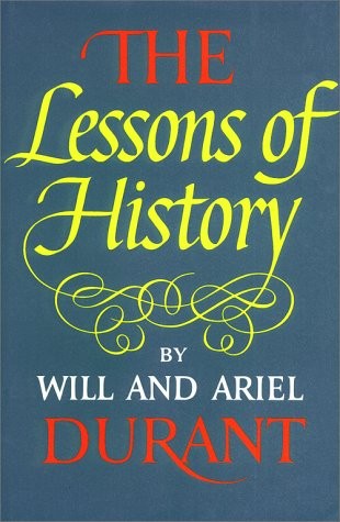 Will Durant: The Lessons of History (Hardcover, 1968, Brand: Simon n Schuster, Simon & Schuster)