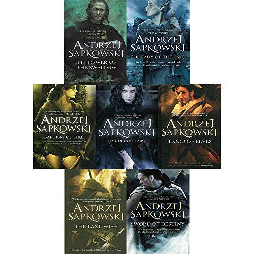 Andrzej Sapkowski: Witcher Series Andrzej Sapkowski 7 Books Collection Set Inc Sword Of Destiny (Paperback, 2019, Gollancz)