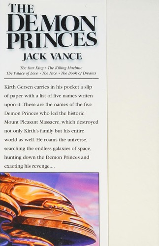 Jack Vance: The Demon Princes (Hardcover, 2005, SFBC)