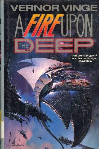 Vernor Vinge: A Fire Upon the Deep (Hardcover, 1992, Tor, Orion Publishing Group, Limited)