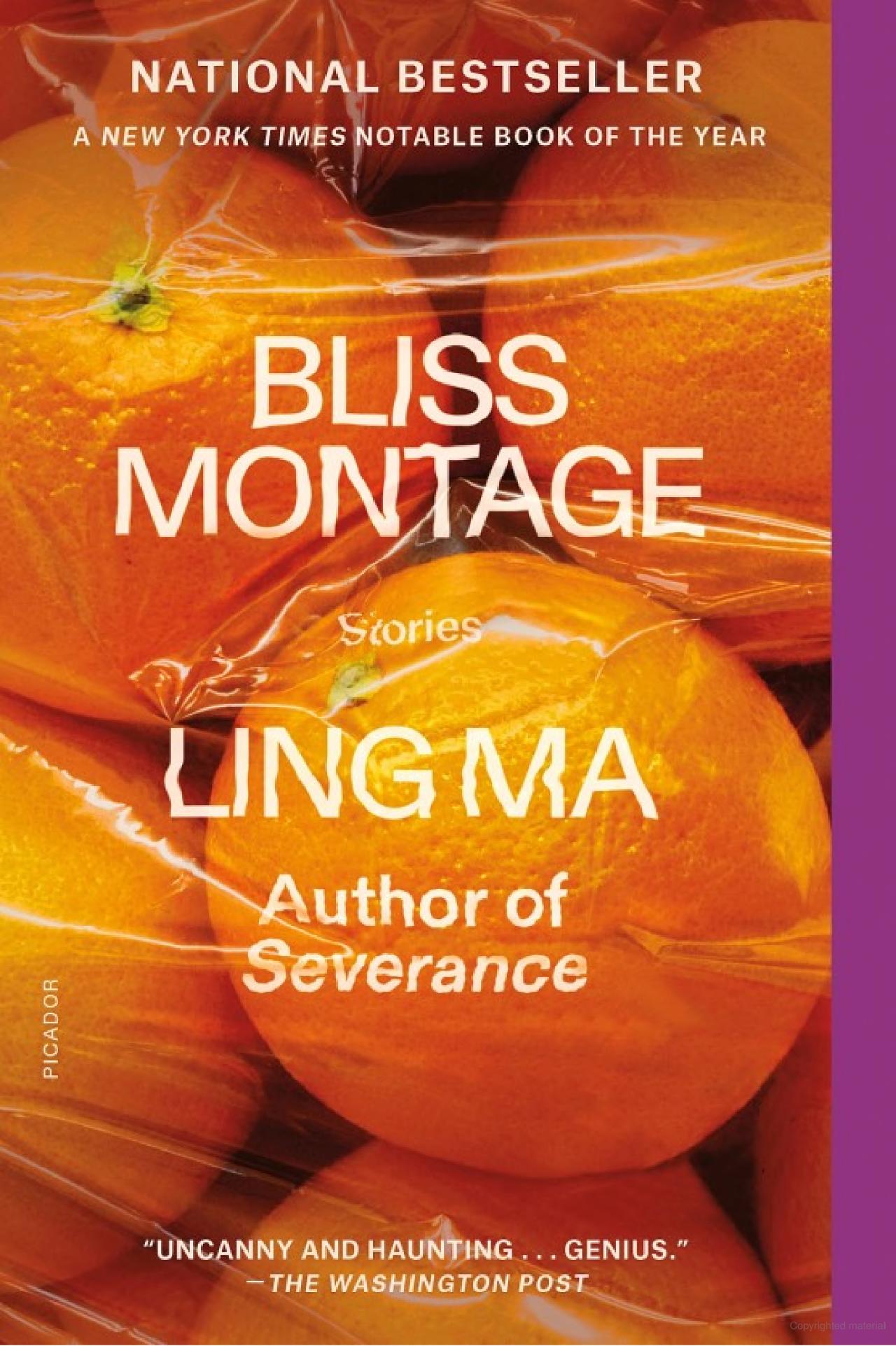 Ling Ma: Bliss Montage (2022, Farrar, Straus & Giroux)