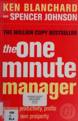 Kenneth H. Blanchard, Spencer Johnson: The one minute manager (Paperback, 1996, HarperCollins)