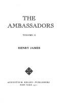 Henry James: The Ambassadors (The Novels and Tales of Henry James, Part 2) (Hardcover, Augustus M Kelley Pubs)