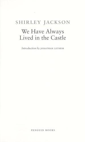 Shirley Jackson: We Have Always Lived in the Castle (Paperback, 2006, Penguin Books)