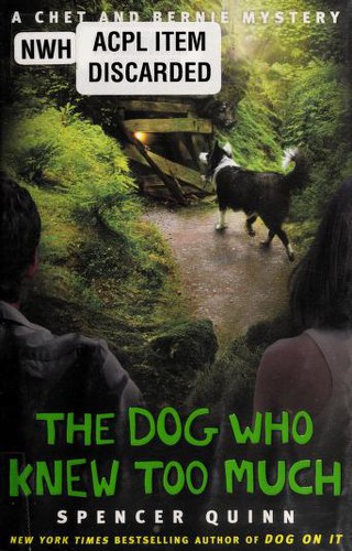 Peter Abrahams: The dog who knew too much (2011, Atria Books)