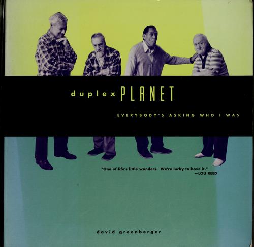 David Greenberger: Duplex planet (1994, Faber and Faber)