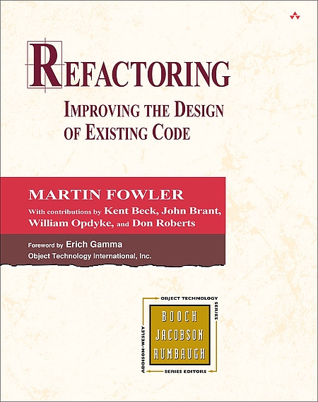 Martin Fowler: Refactoring (Hardcover, 1999, Addison-Wesley Professional)