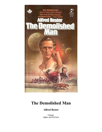 Alfred Bester: The demolishedman (1974, Penguin)