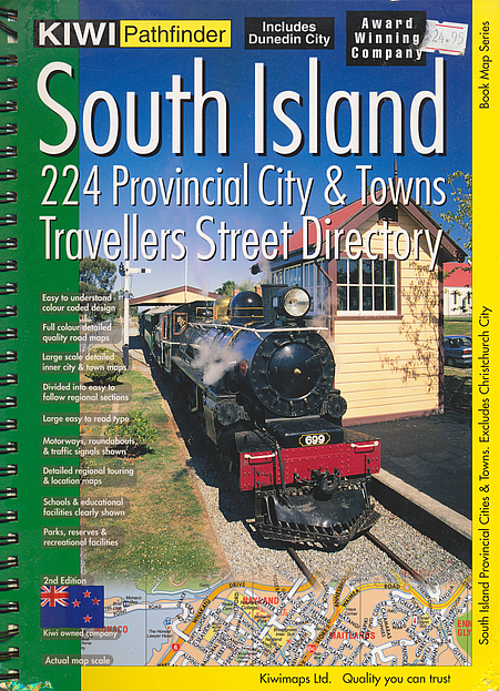 Kiwi Pathfinder South Island (Paperback, 2002, New Zealand Minimaps)