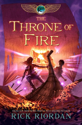 Rick Riordan: The Throne of Fire (Hardcover, 2011, Disney Press)