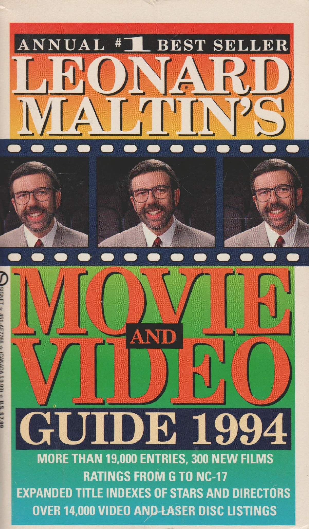 Leonard Maltin: Leonard Maltin's Movie and Video Guide 1994 (Paperback, 1993, Signet)