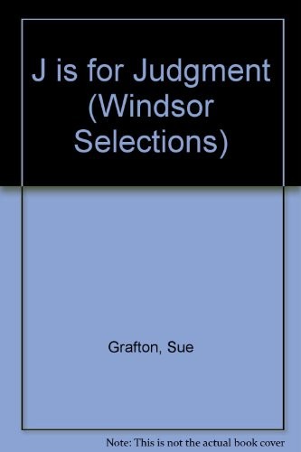 Sue Grafton: 'J' is for judgment (1994, Chivers, Chivers Large print (Chivers, Windsor, Paragon & C)